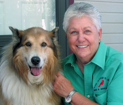 Helen Hubler and friend